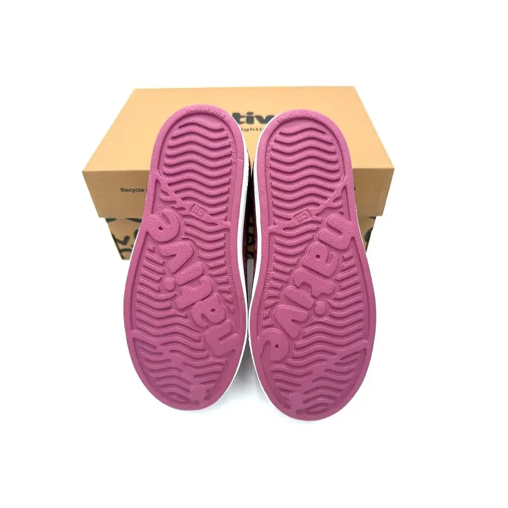 NEW! Native Jefferson Child Shoes - Twilight Pink/Shell White - c11